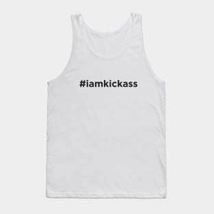 #iamkickass - black type Tank Top